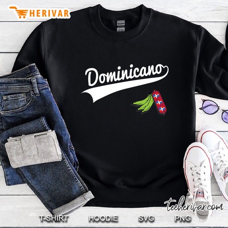 Dominican Republic Baseball Shirt Platano Power Sweatshirt