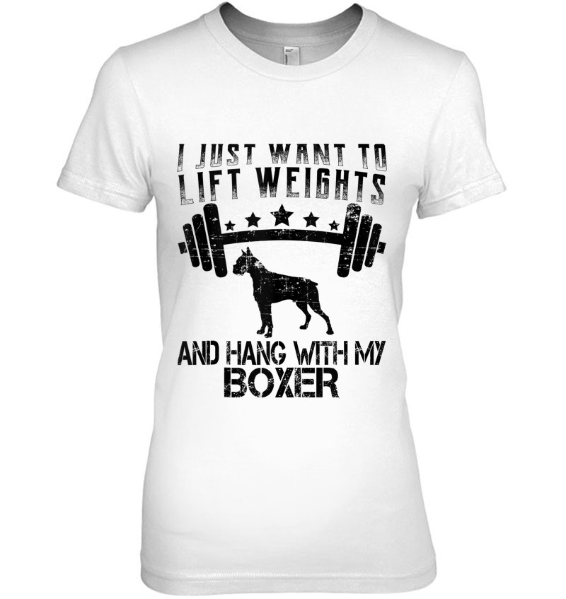I Just Want To Lift Weights Funny Fitness Boxer Dog Mugs