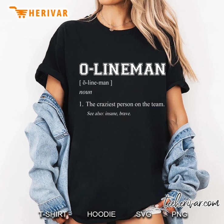 Football Shirts Funny Offensive Lineman Gift Ladies Tee