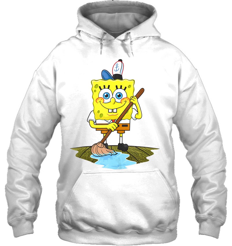 Spongebob Squarepants - Spongebob Mopping The Floor Mugs