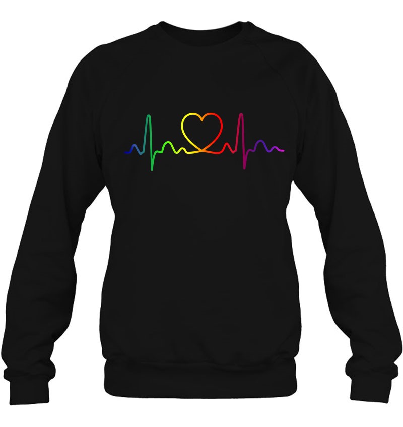 Lgbt Pride Month 2022 Heartbeat Sweatshirt