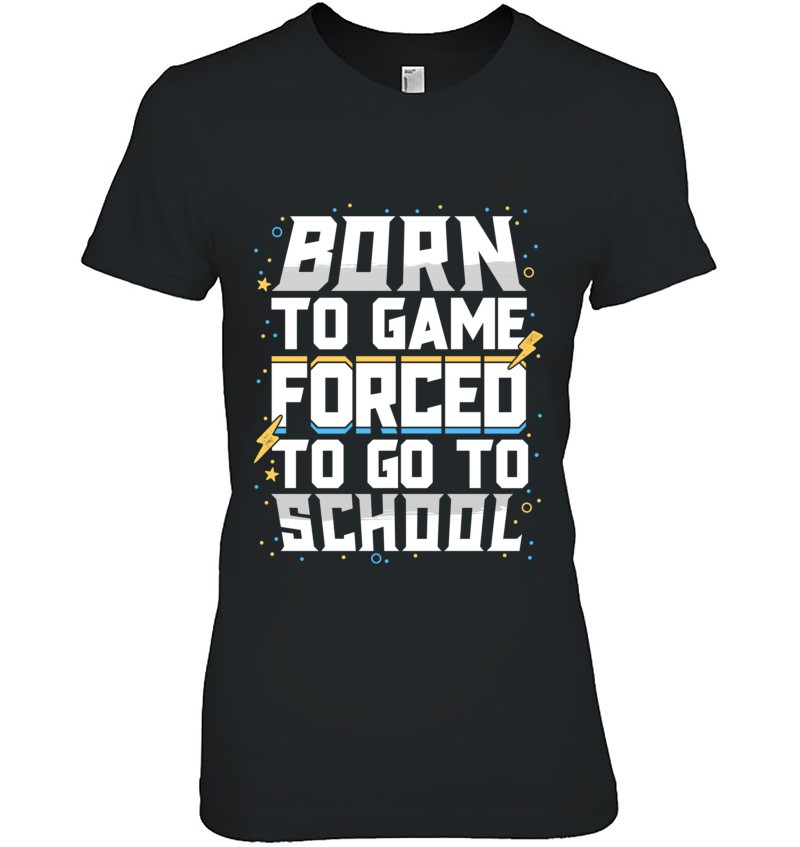 Born To Game Forced To Go To School Video Gamer Kids Boys Mugs
