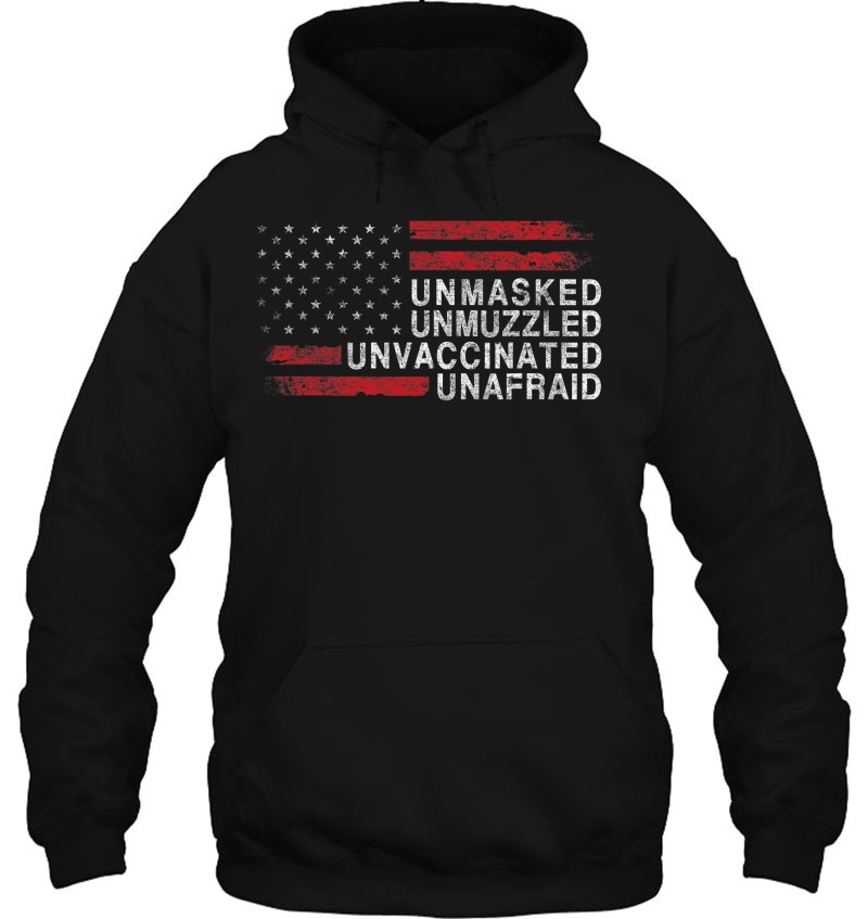 Us Flag Unmasked Unmuzzled Unvaccinated Unafraid Mugs