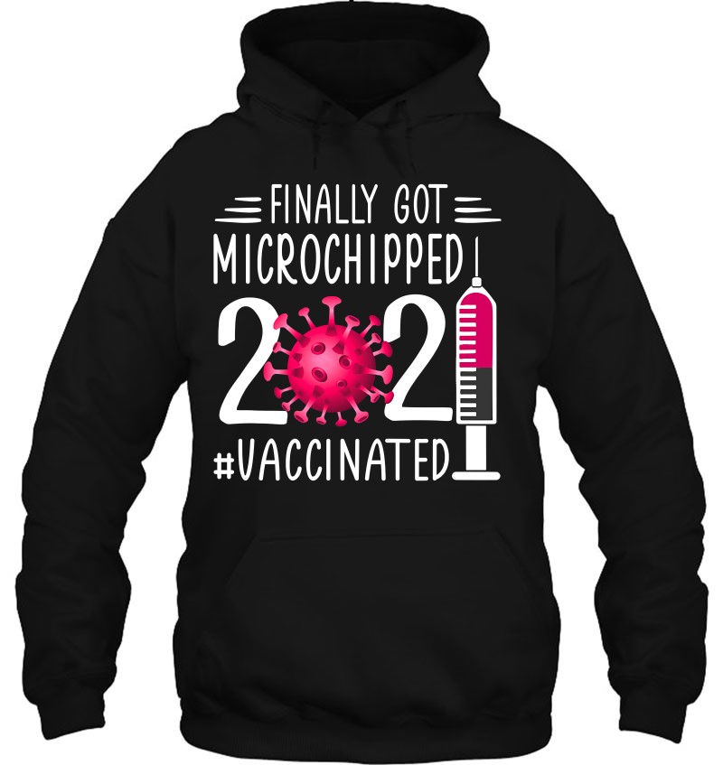 Finally Got Microchipped 2021 Vaccinated Funny Mugs