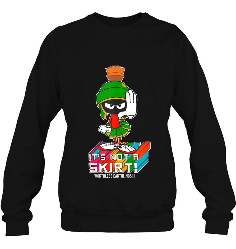 Looney Tunes Marvin The Martian It's Not A Skirt Sweatshirt