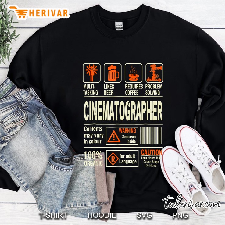 Cinematographer Shirt, Dop Director Of Photography Sweatshirt