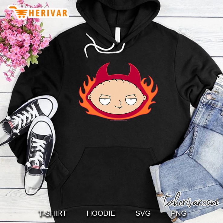 Family Guy Stewie Flaming Devil Hoodie