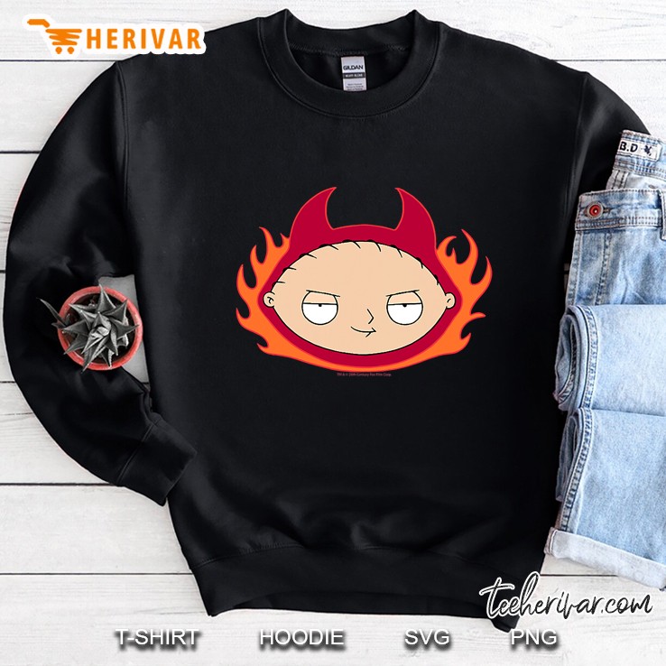 Family Guy Stewie Flaming Devil Sweatshirt