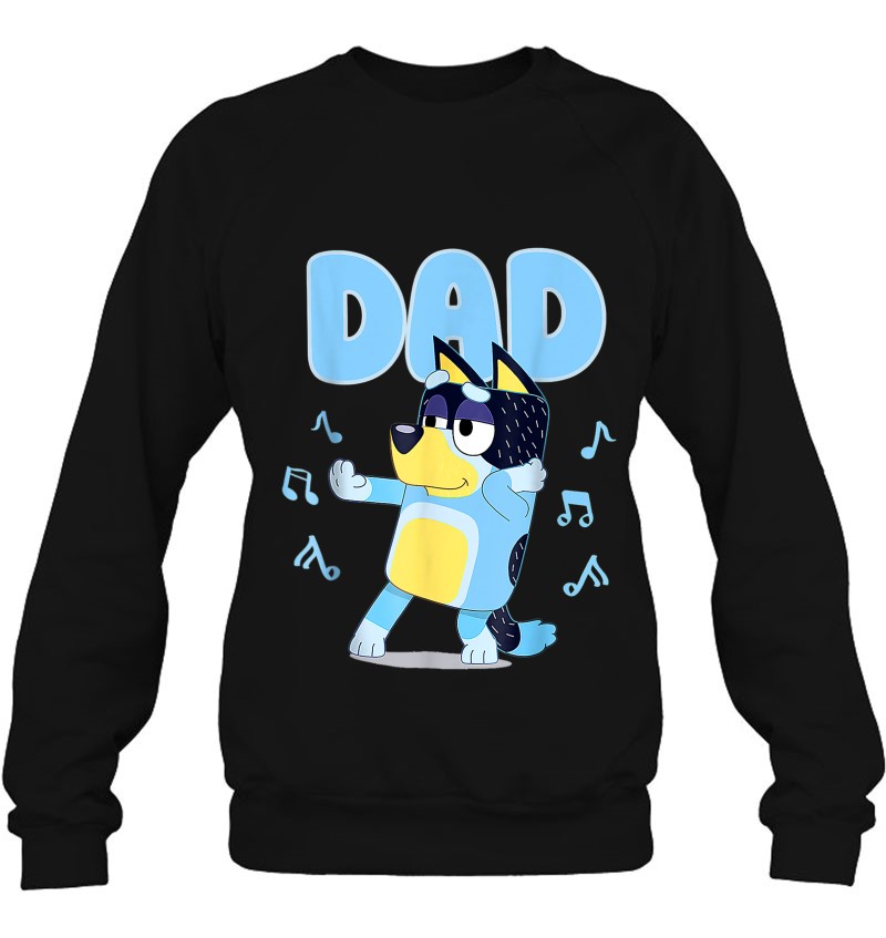 Dad Dog Cartoon Dog Lovers Family Matching Birthday Party Sweatshirt