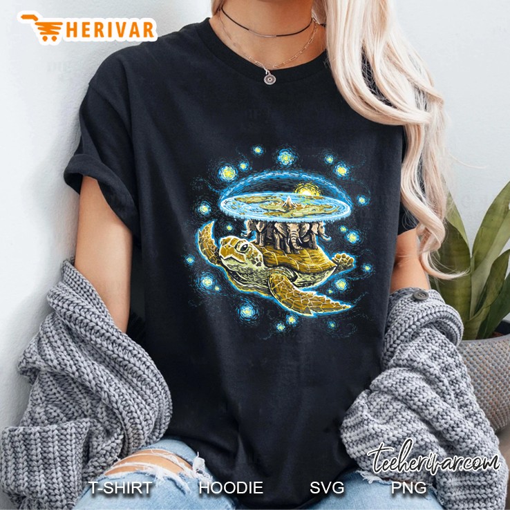 Endless Starry Night Van Gogh Ladies Tee
