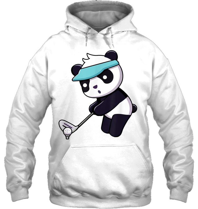 Panda Playing Golf Funny Animal Golfer Panda Bear Golfing Mugs