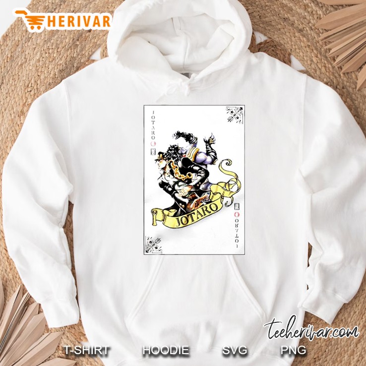 Jotaro Kujo Card Joker Jojos Bizarre Hoodie