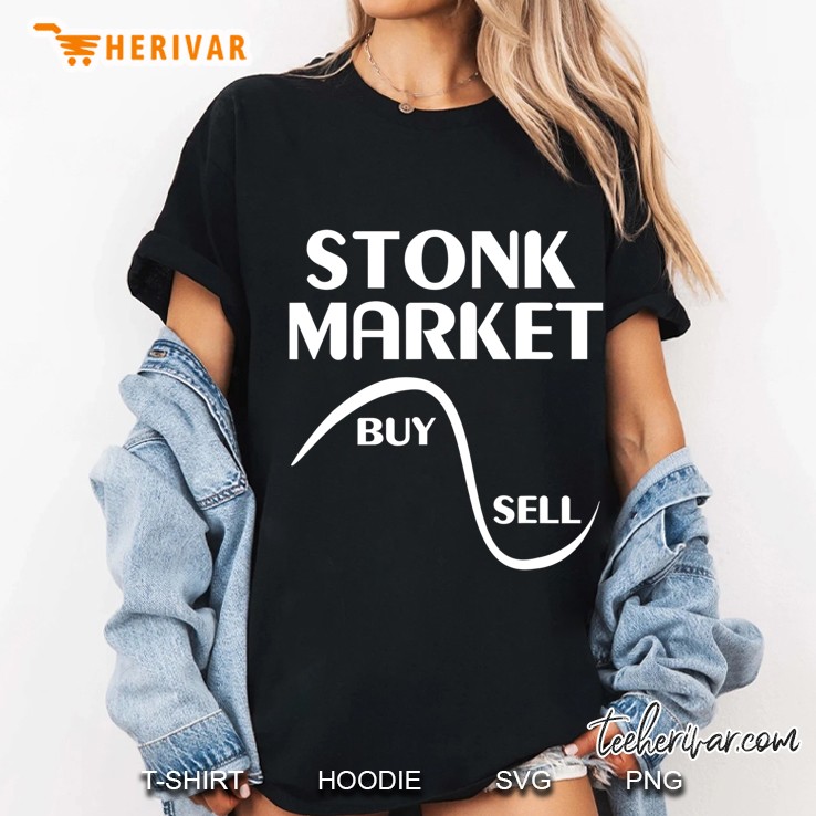 Stock Market Funny Stonks Meme Ladies Tee