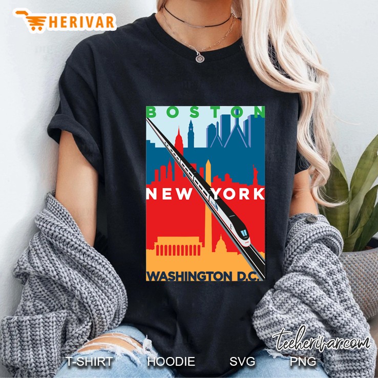 Acela (Bostonnydc) - Amtrak Acela Train Ladies Tee