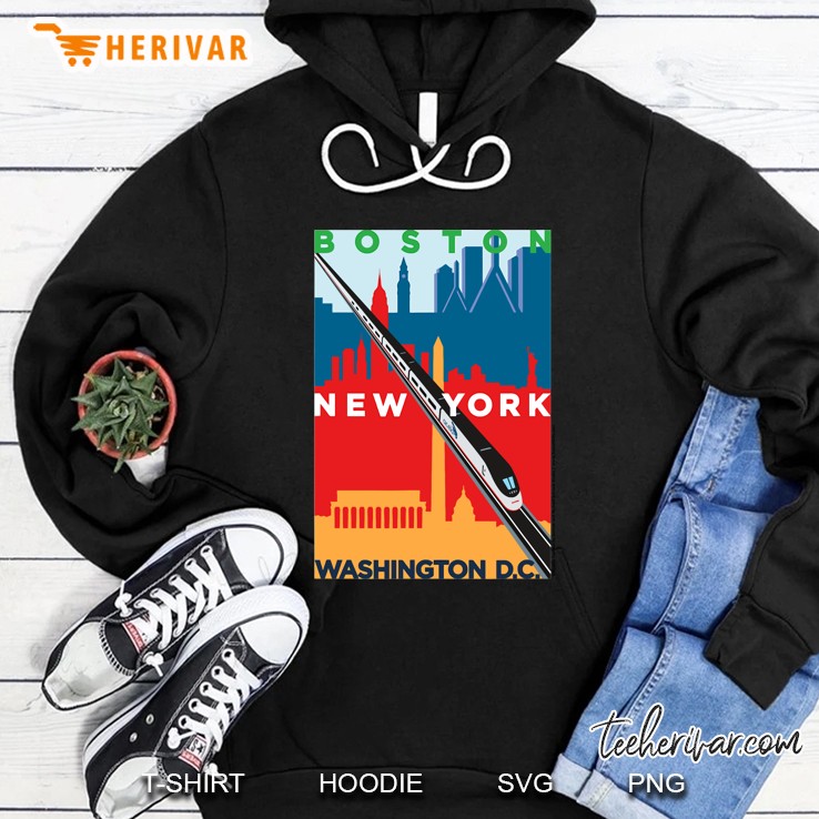 Acela (Bostonnydc) - Amtrak Acela Train Hoodie