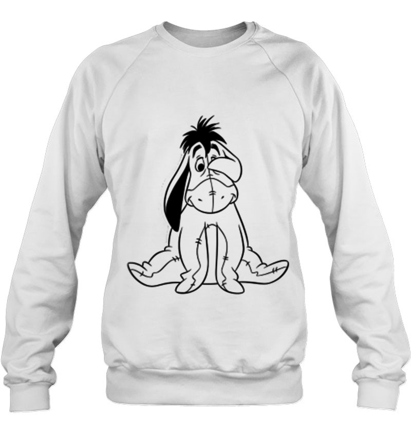 Winnie The Pooh Eeyore Simple Left Chest Sweatshirt