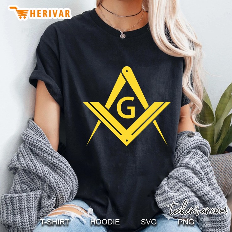 Masonic Shirt Entered Apprentice Square Compass Freemason Ladies Tee