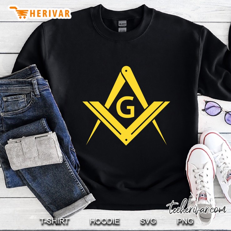 Masonic Shirt Entered Apprentice Square Compass Freemason Sweatshirt