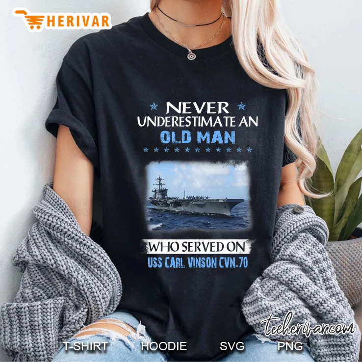 Uss Carl Vinson Cvn-70 Aircraft Carrier Veterans Day Ladies Tee