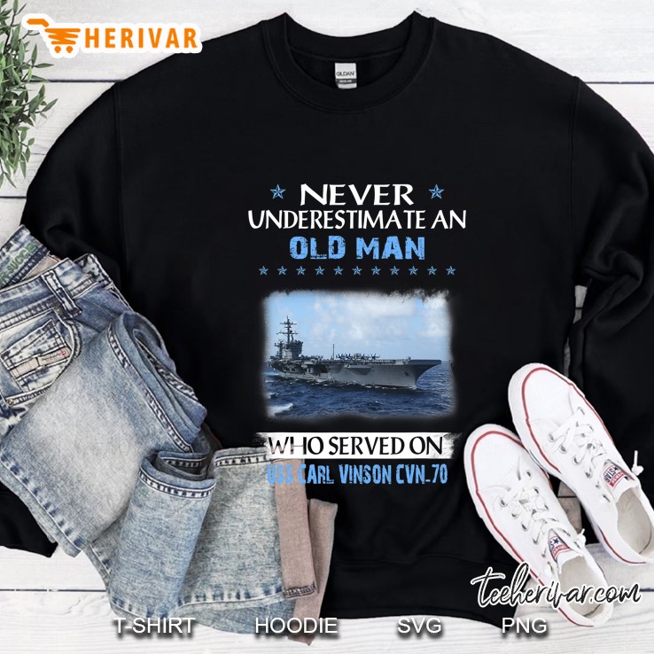 Uss Carl Vinson Cvn-70 Aircraft Carrier Veterans Day Sweatshirt