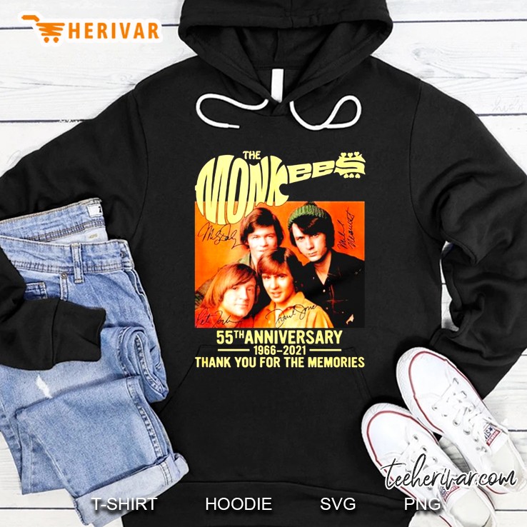 The Monkees 55Th Anniversary 1966-2021 Signatures Hoodie