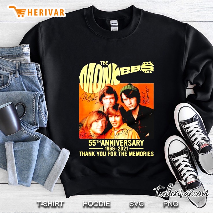 The Monkees 55Th Anniversary 1966-2021 Signatures Sweatshirt