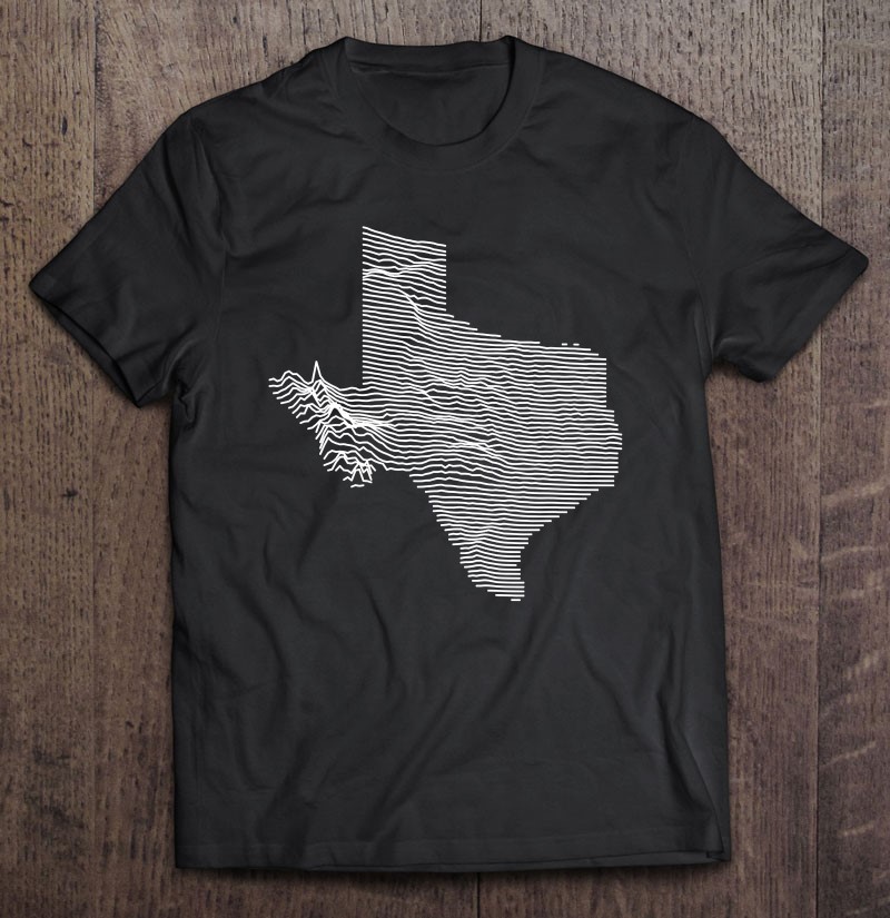 Texas Unknown Elevations (Without Text) T-Shirts, Hoodies, SVG & PNG ...