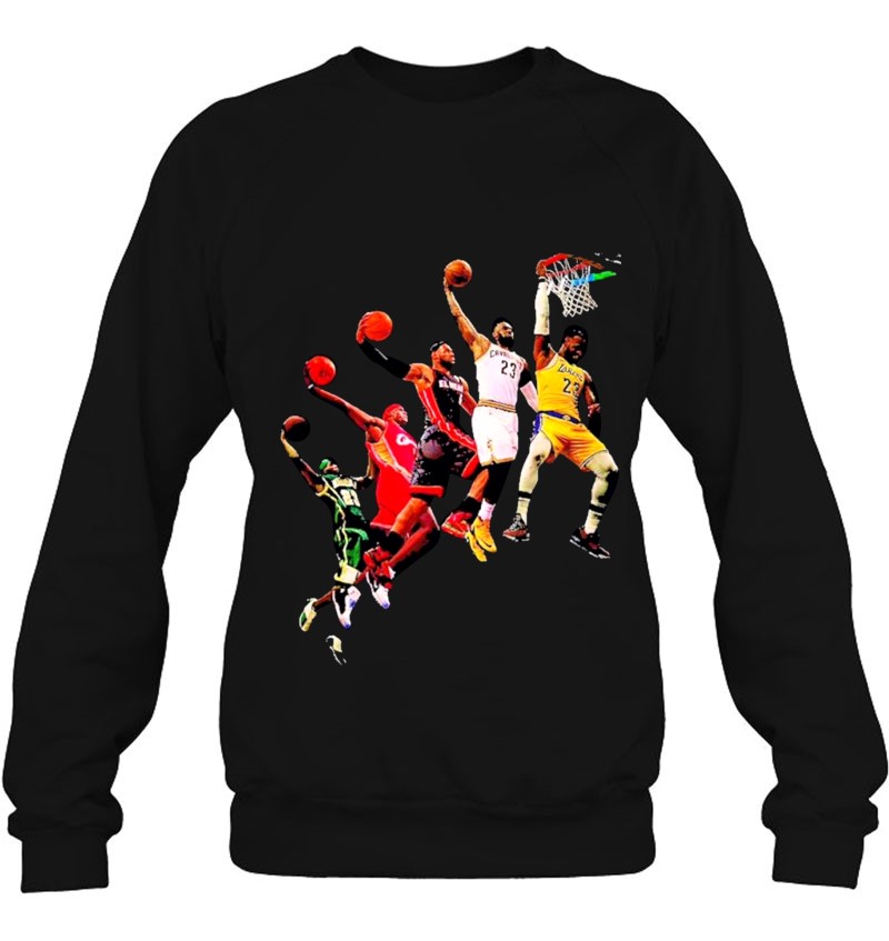 Lebron James Evolution Los Angeles Lakers Sweatshirt