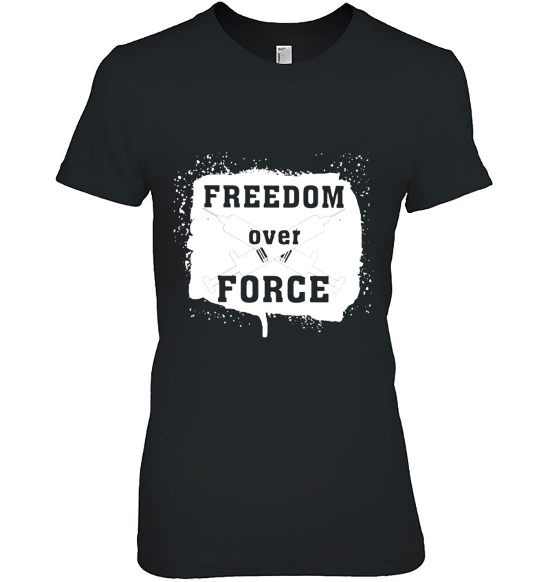 Freedom Over Force Vaccinated Crossed Syringes Mugs