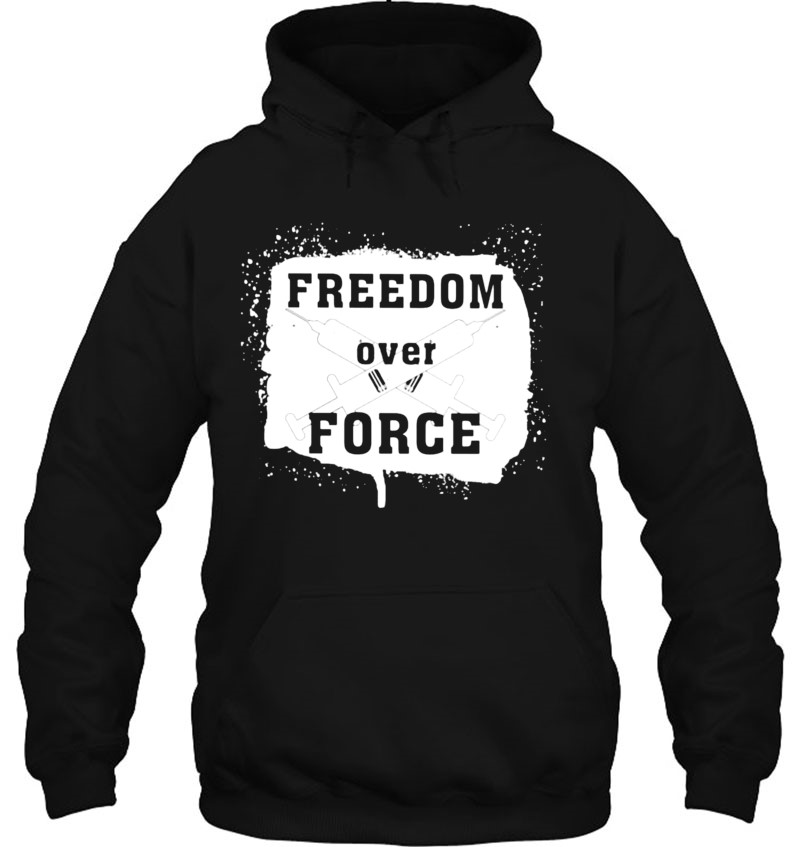 Freedom Over Force Vaccinated Crossed Syringes Mugs