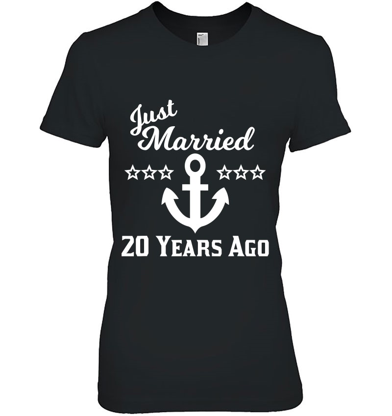 20Th Wedding Anniversary Cruise Shirt Just Married 20 Years Mugs