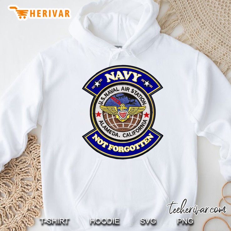 Nas Alameda Not Forgotten Patch Image Naval Air Station Hoodie
