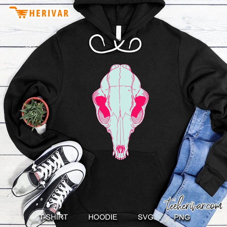 Gothic Vulture Culture Pastel Goth Wicca Witch Fox Skull Hoodie