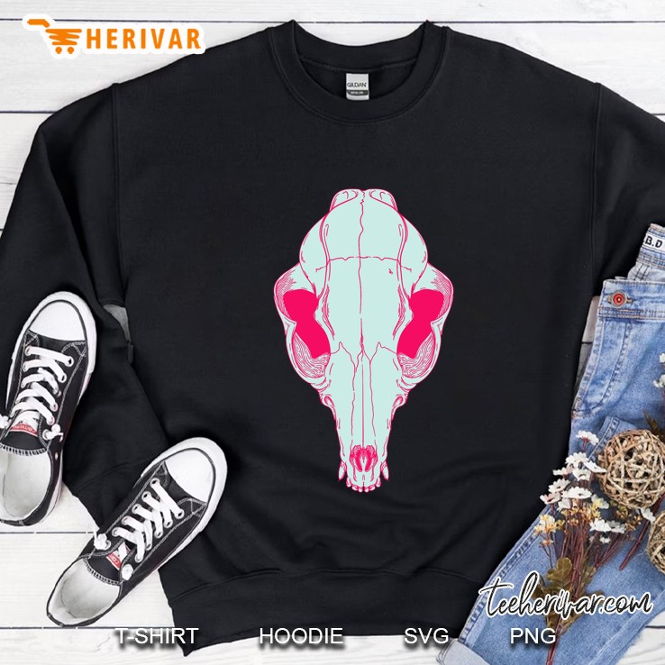 Gothic Vulture Culture Pastel Goth Wicca Witch Fox Skull Sweatshirt