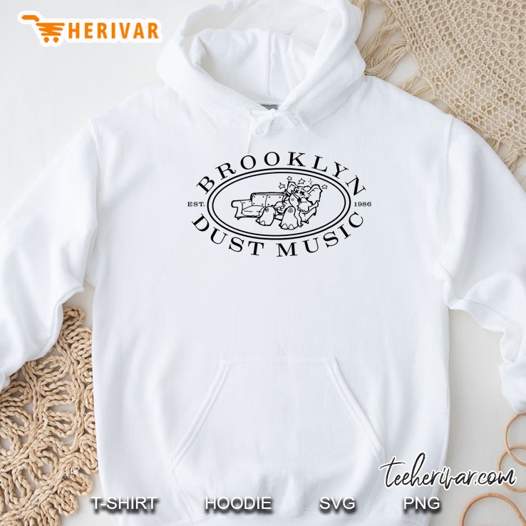 Brooklyn Dust Music Elephant Logo Black Hoodie