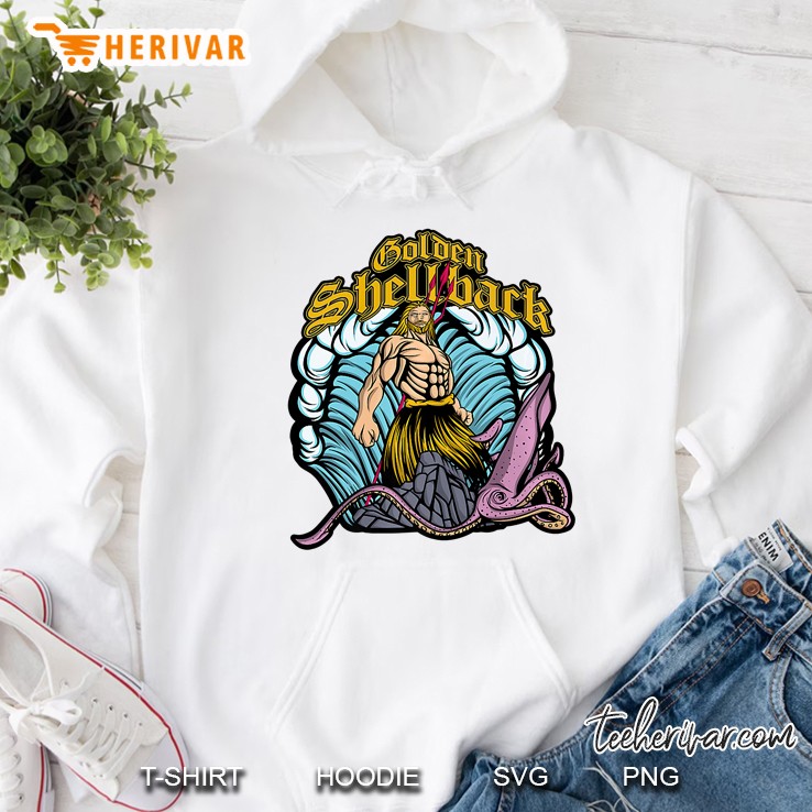 Golden Shellback Premium US Navy Gift Hoodie