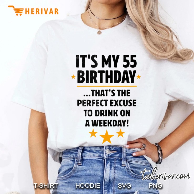 55Th Birthday Outfit Funny Party Ideas For Men Women Ladies Tee