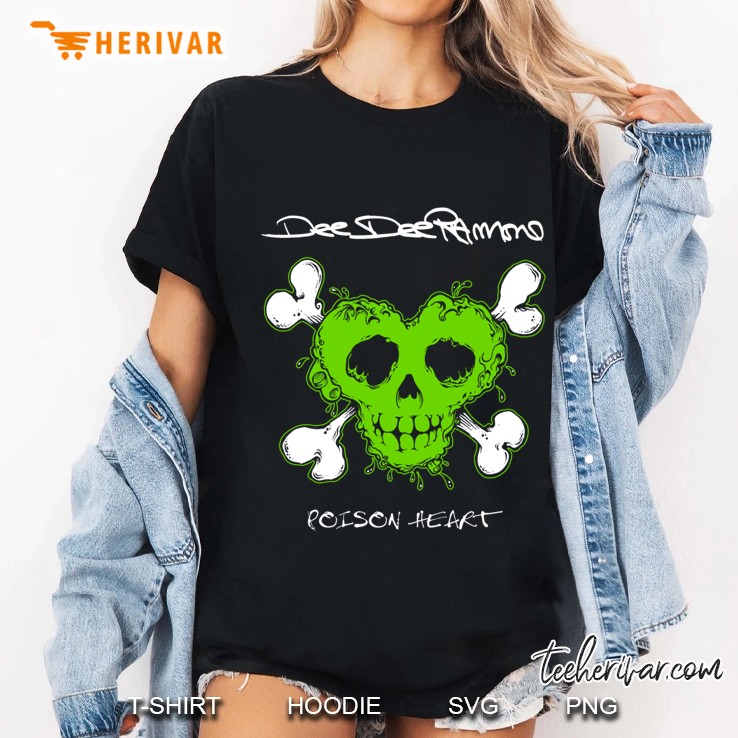Dee Dee Ramone Poison Heart Ladies Tee