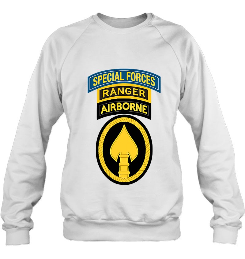 Us Special Forces Sf Ranger Tab Socom Patch Sweatshirt