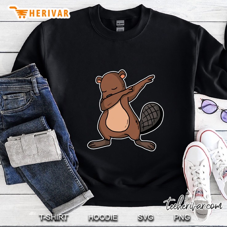 Funny Dabbing Beaver Dab Dance Cool Beavers Lover Gift Sweatshirt
