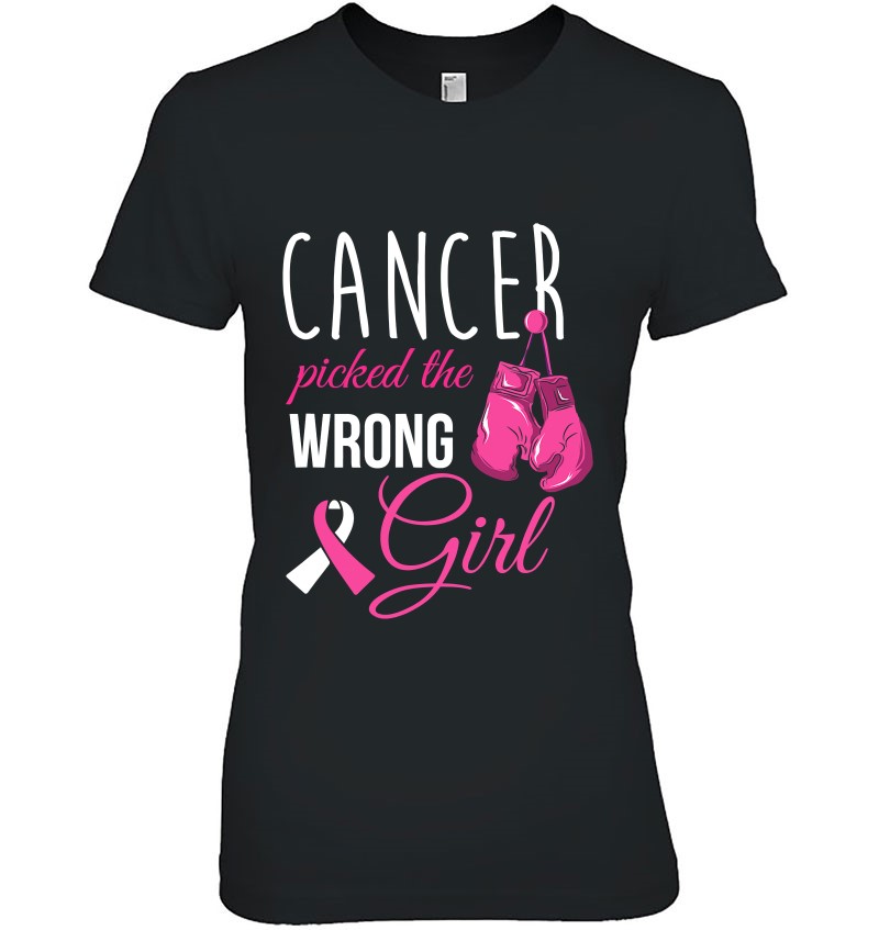 Breast Cancer Fighter Cancer Picked The Wrong Girl Mugs