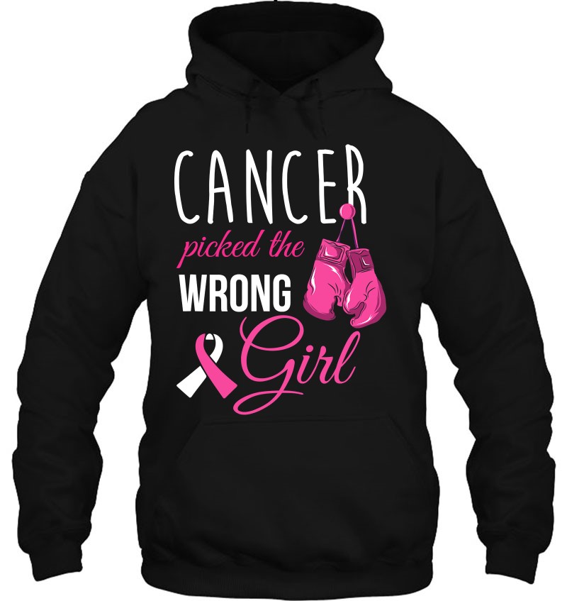 Breast Cancer Fighter Cancer Picked The Wrong Girl Mugs
