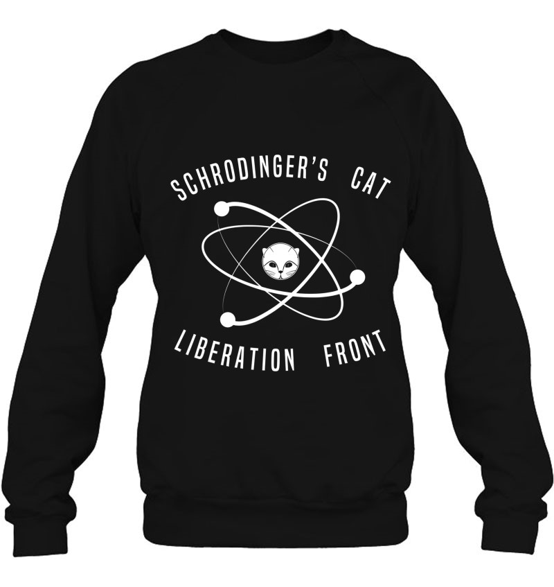 Schrodinger's Cat Atomic Kitten Science Tee Apparel Sweatshirt