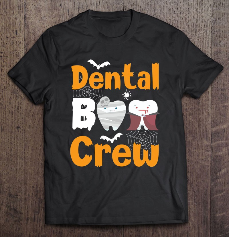 Dental Boo Crew Halloween Funny Dentist Assistant Gift Shirt