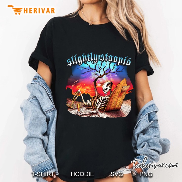 Slightly Stoopid Halloween 2021 Skeleton Ladies Tee