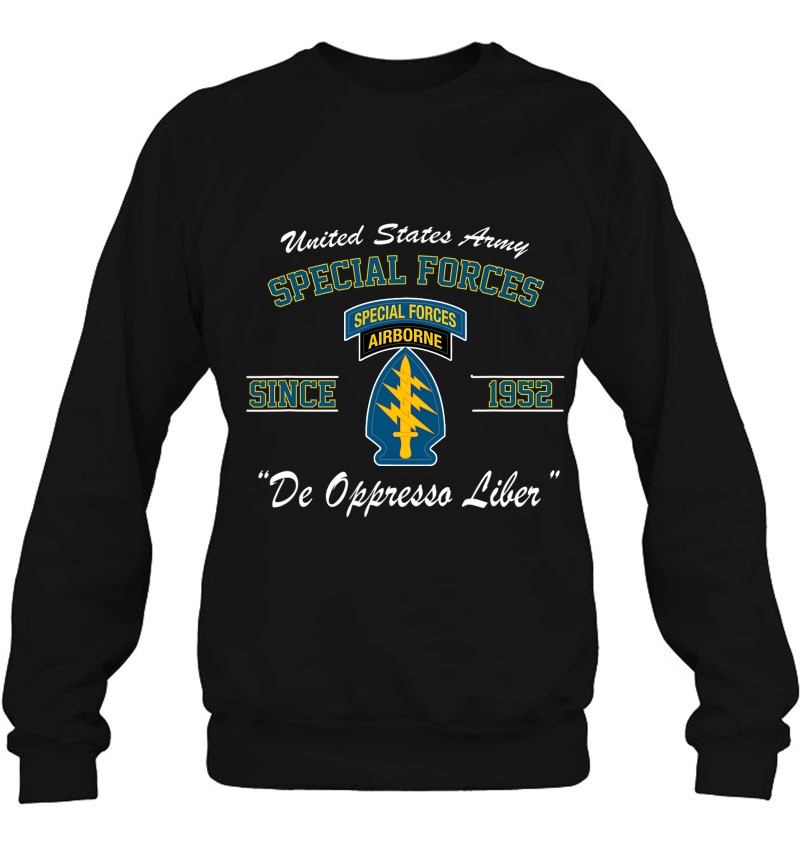 Us Army Special Forces Tab Green Beret Sweatshirt