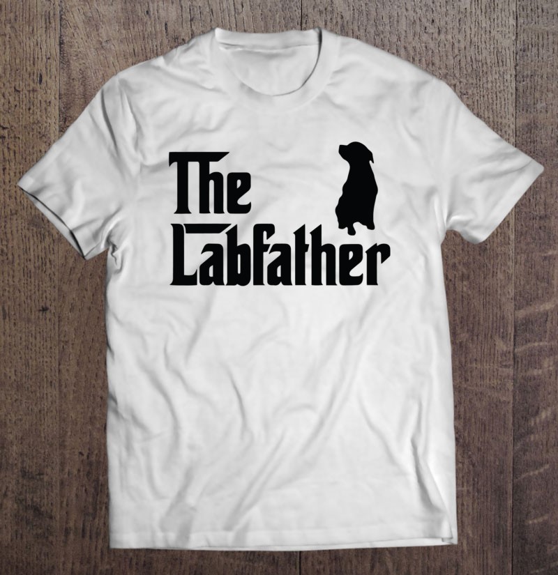 Funny Coolest Lab Dad For Black Labrador Dog Lover Men Shirt