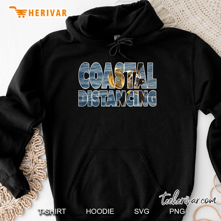Coastal Distancing Fishing Lover Fisherman Hoodie