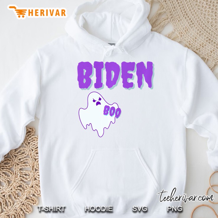 Funny Ghost Boo Biden Halloween Hoodie