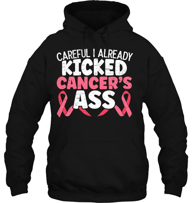 Womens I Already Kicked Cancer's Ass Breast Cancer Survivor Mugs